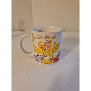 Elephantz Mugz Coffee It's A Dog Eat Dog‎ World Ceramic Mug Cup Vintage